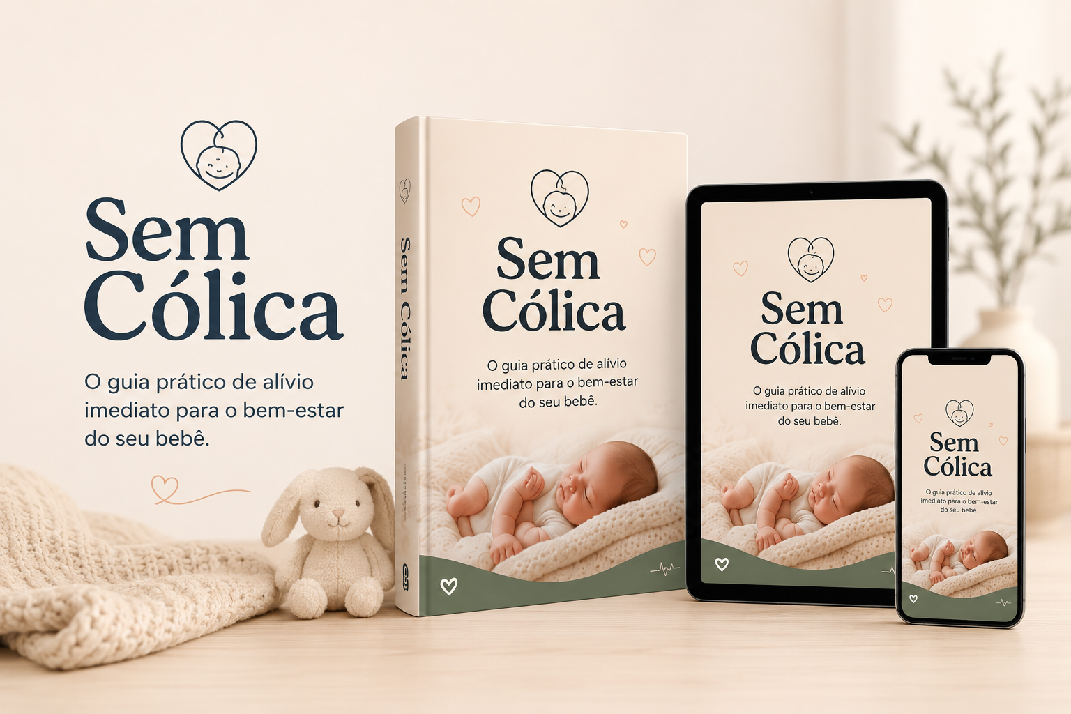 Mockup do guia 30 Técnicas de Alívio Rápido para Cólicas