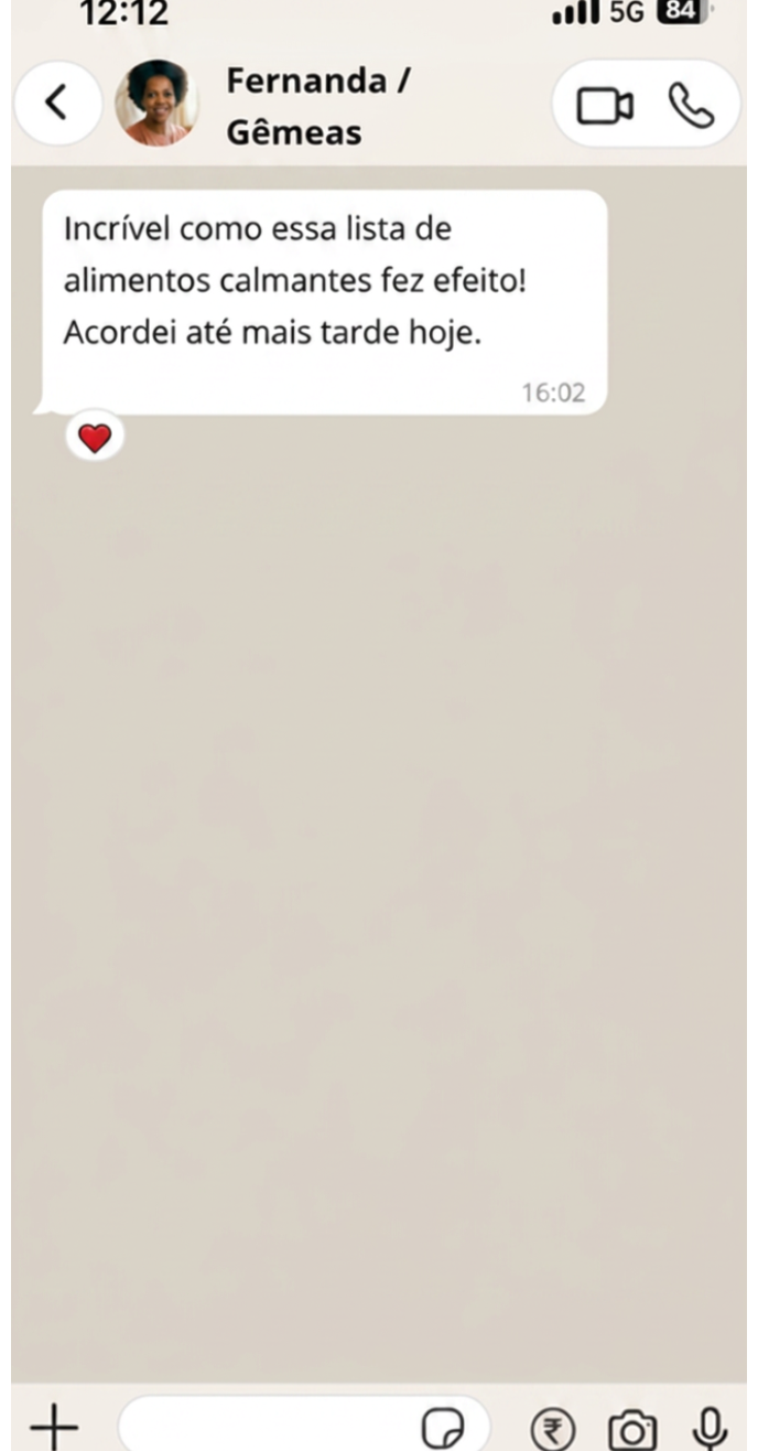 Depoimento de Fernanda - Mãe de Gêmeas no WhatsApp