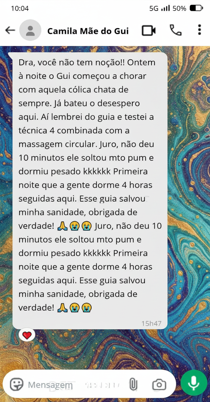 Depoimento de Camila - Mãe do Gui no WhatsApp