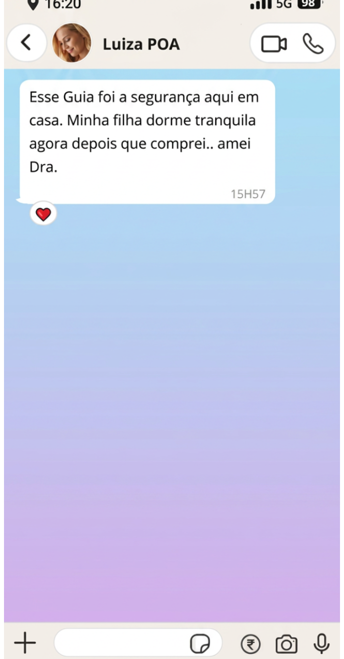 Depoimento de Luiza - POA no WhatsApp
